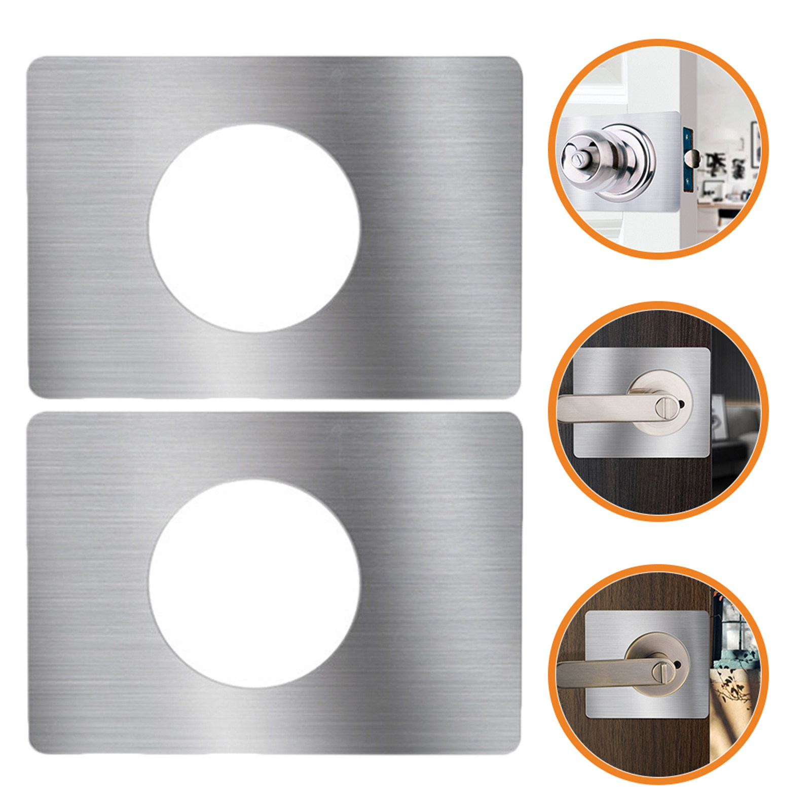 2Pcs Door Reinforcement Plate  - Door Reinforcer Kit 评论和价格